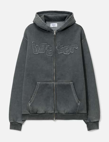 Butter Goods Mineral Wash Zip-Thru Hood