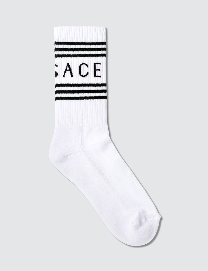 Stripe And Logo Socks Placeholder Image