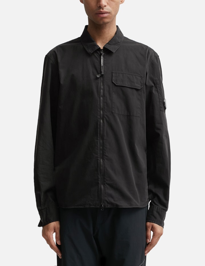 GABARDINE ZIPPED SHIRT Placeholder Image