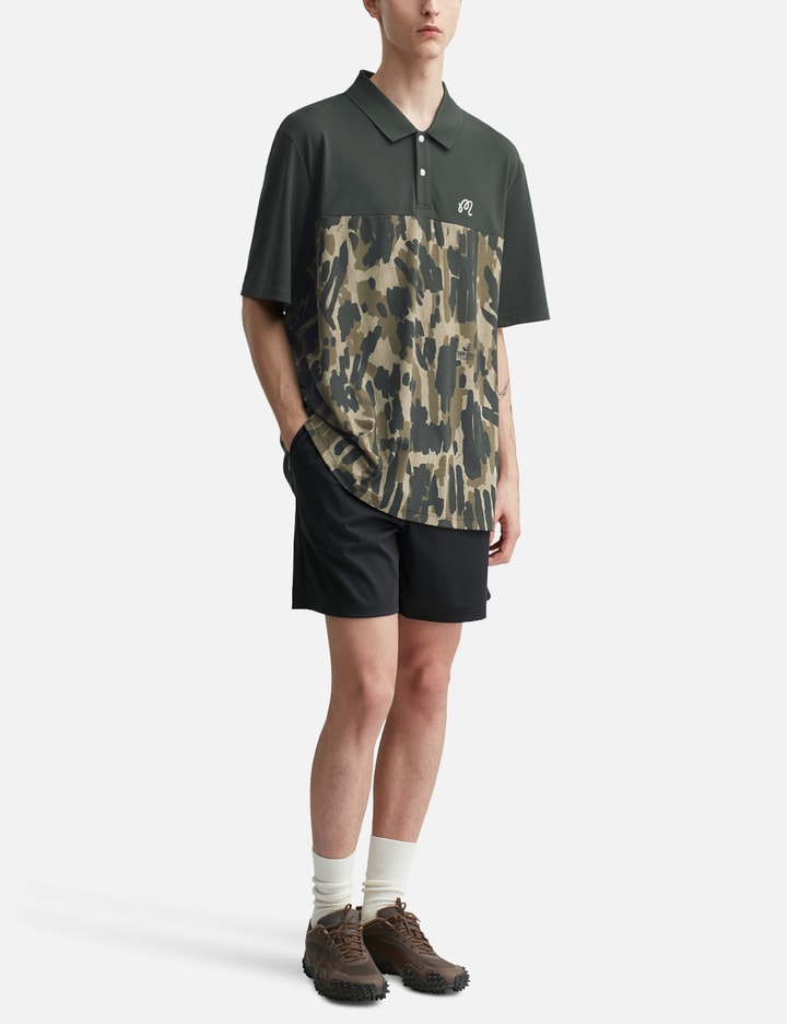 Malbon Golf Tour Divot Camo Polo