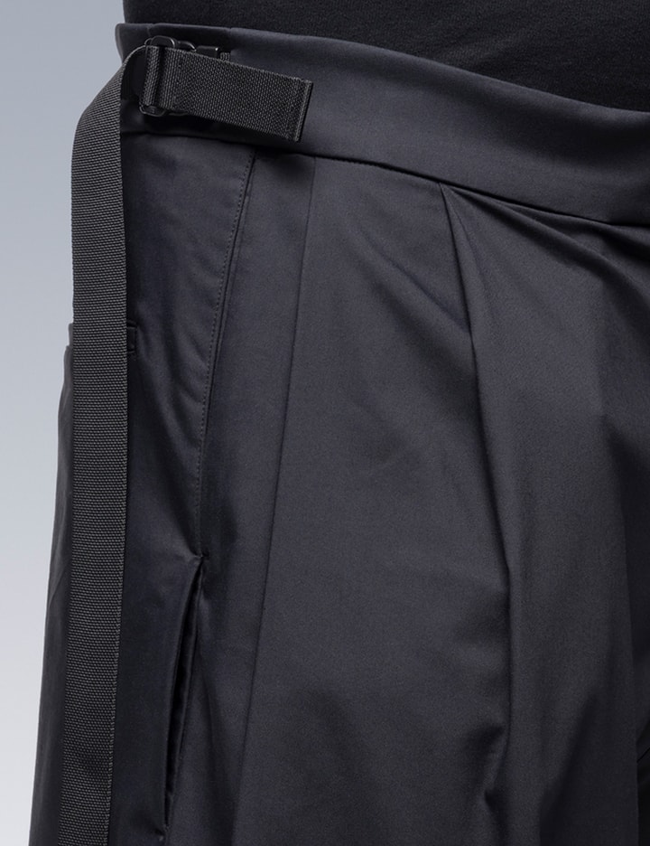 Shop Acronym Micro Twill Pleated Trouser In Black