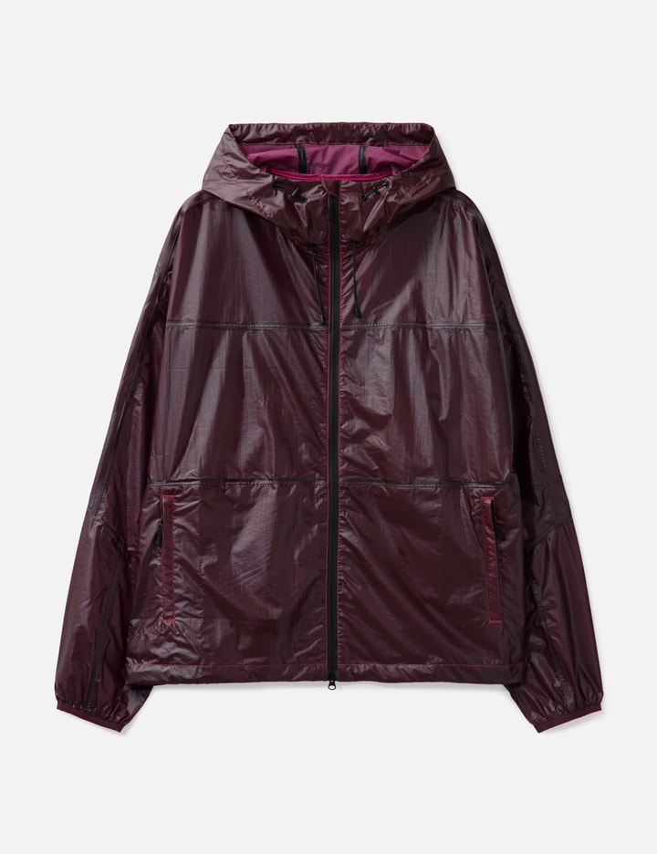 Purple Mountain Observatory Obsidian Breeze Jacket In Burgundy