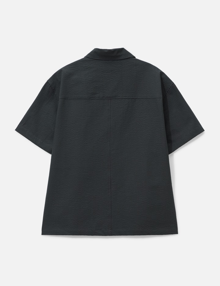COOR Panel Line Camp Collar Half Shirt