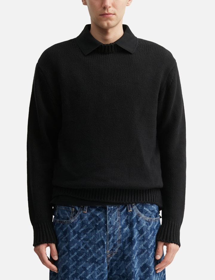 vowels Knit Crewneck