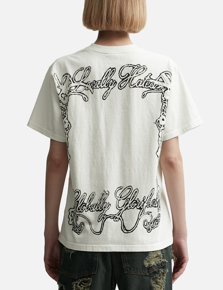 Shop Basketcase Locally Hated T-shirt In White