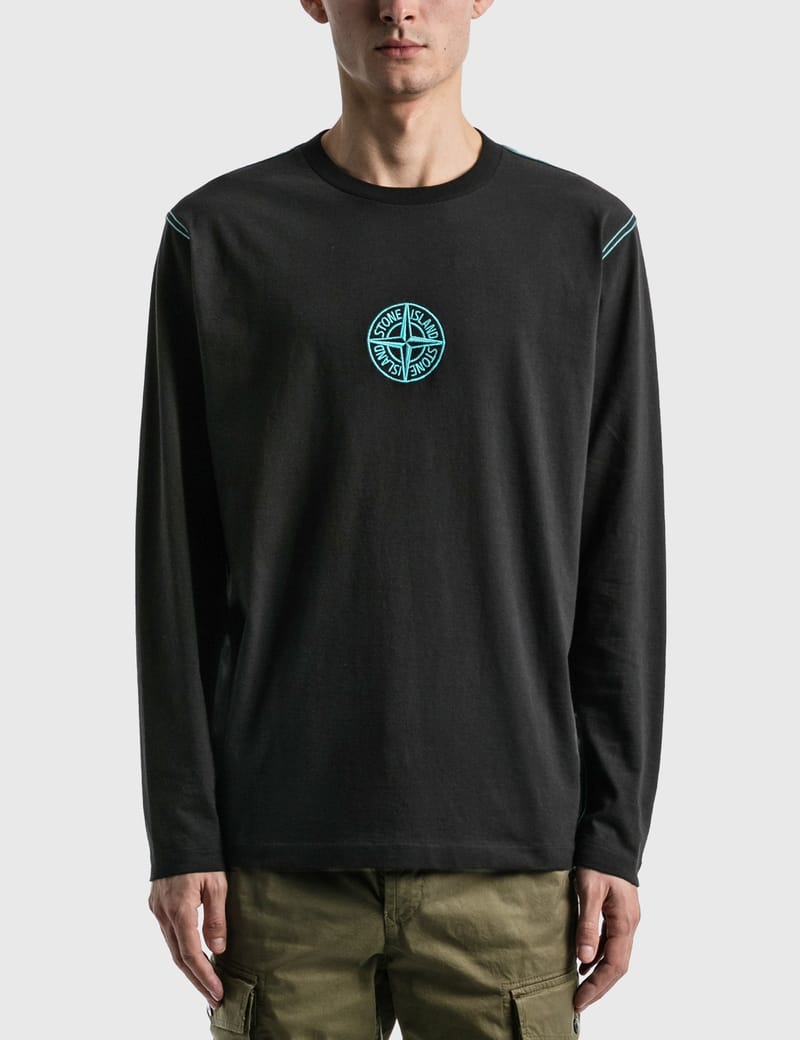 Stone Island - Front Logo Long Sleeve T 