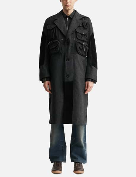 X Filson Patchwork Long Coat view 11