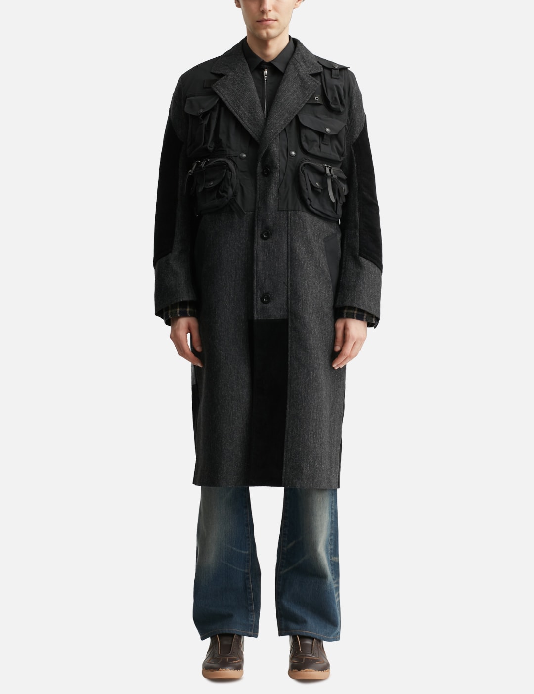 X Filson Patchwork Long Coat view 12