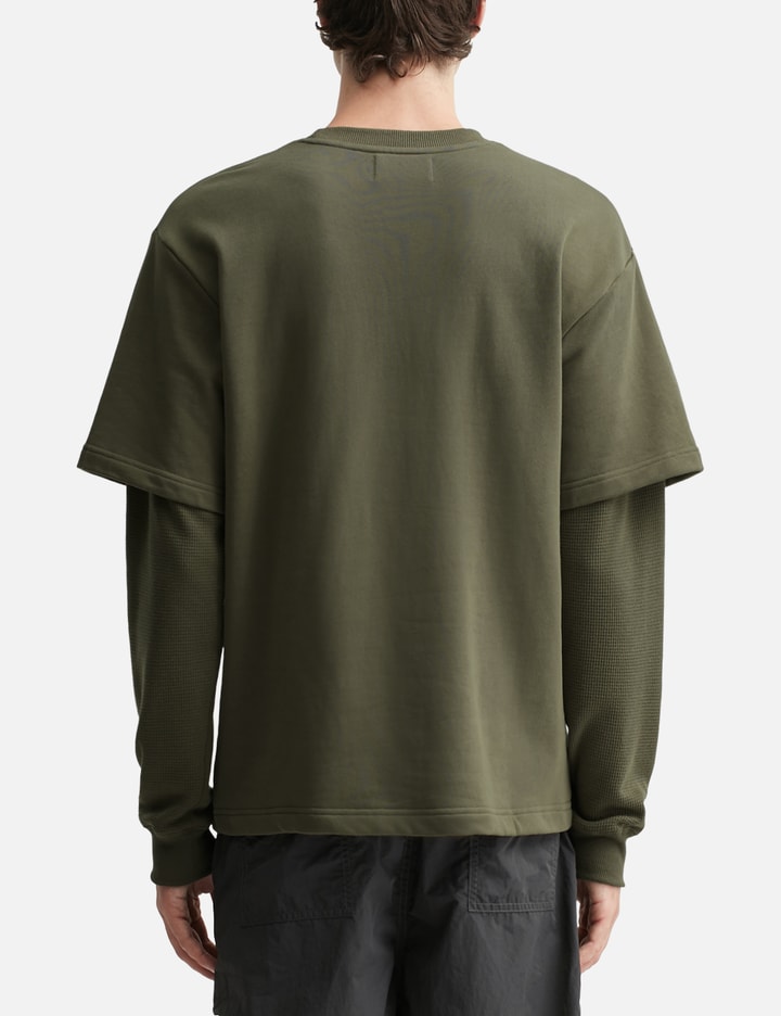 Waffle Sleeve Double Pocket T-shirt Placeholder Image