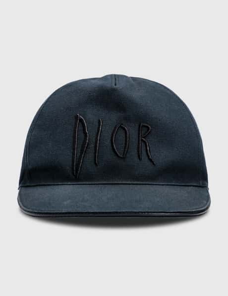 Dior Dior Tonal Brand Embroidery Navy Cap