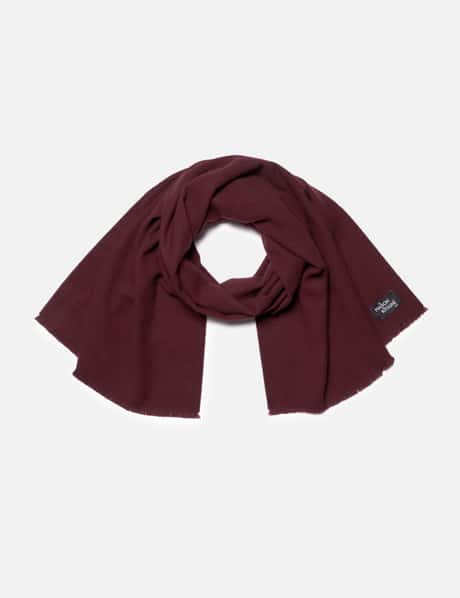 Maison Kitsuné Wool Fringe Scarf