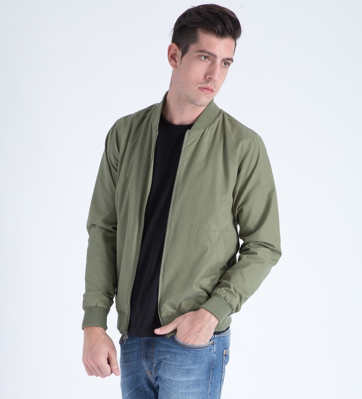 Olive Goose Bomber Jacket Placeholder Image