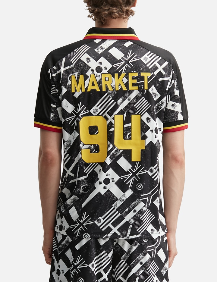 Smiley International Flags Short Sleeves Soccer Jersey view 4