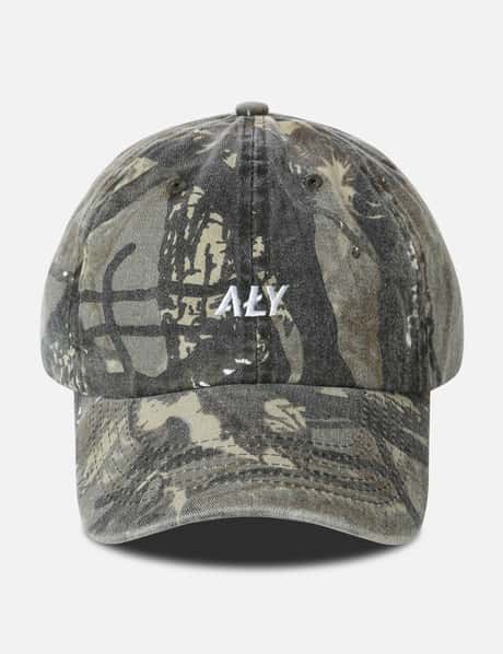 ALY "Aly Distressed Logo Tree Camo" Washed Cap