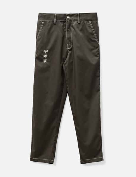 ADISH Shajarat Contrast Stitched Chino Trousers