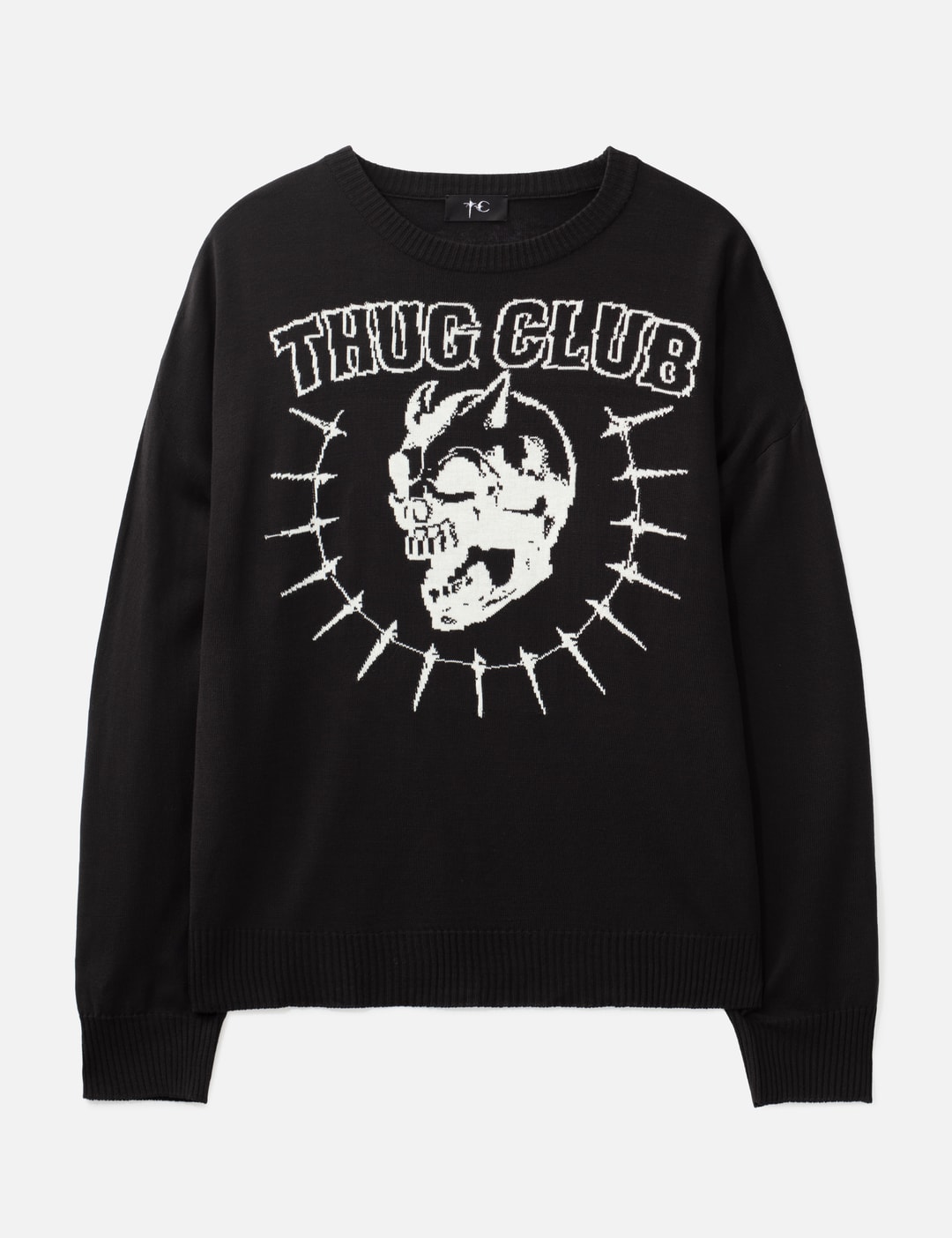 Riding Skull Knit Sweater