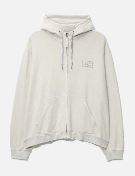 Maison Margiela Stamp Logo Zip Hoodie