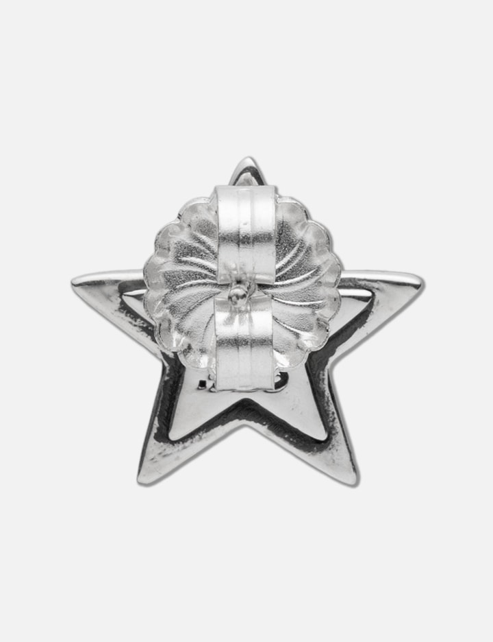 Large Star In Star Stud Earring