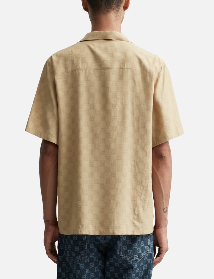 MISBHV monogram-print Short-Sleeve Shirt - Brown