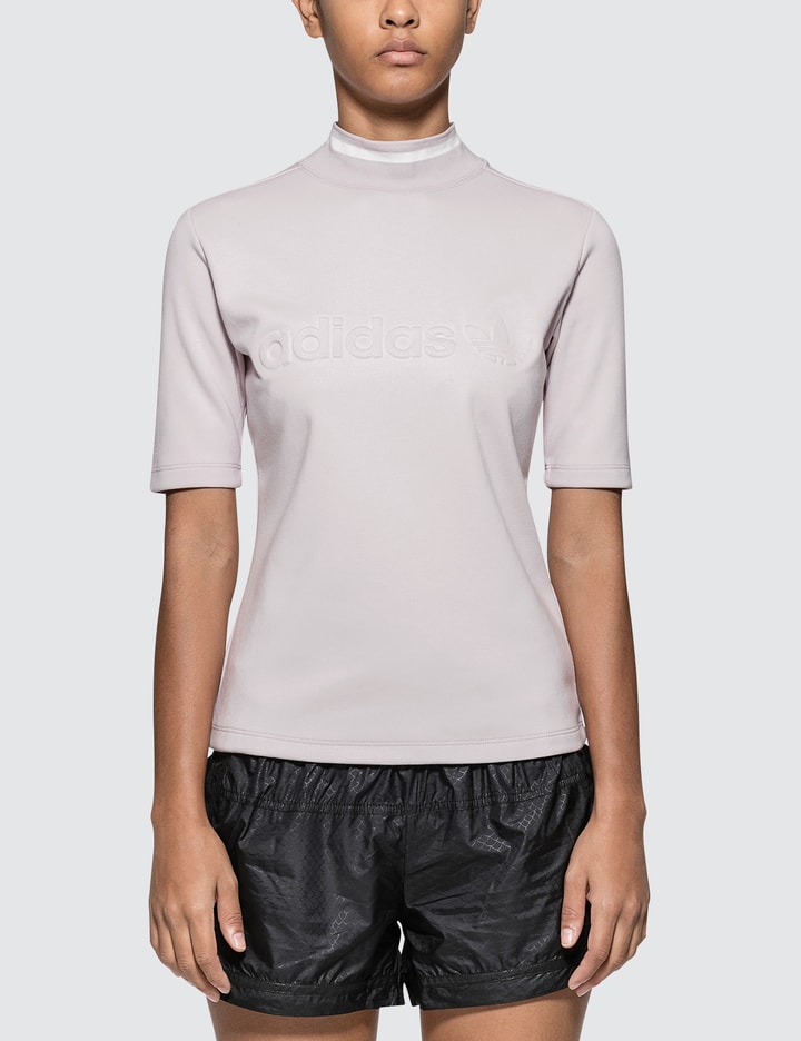 Turtleneck Short Sleeve T-shirt Placeholder Image