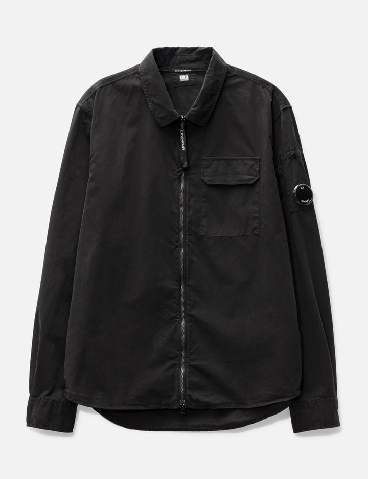 C.P. COMPANY GABARDINE ZIPPED SHIRT