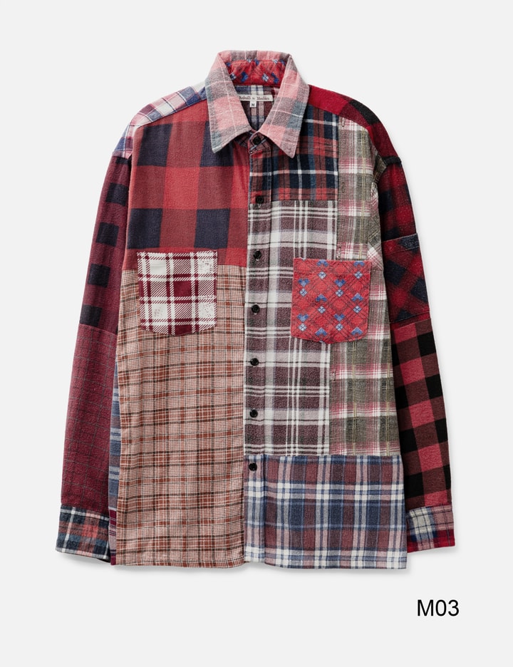 Straight Hem Flannel Shirt Placeholder Image