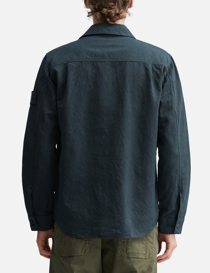 Stone Island Cotton Linen Canvas_S.I.Ghost Overshirt