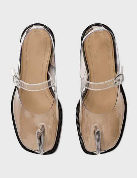 Maison Margiela Tabi Transparent Mary-Jane Shoes HBX