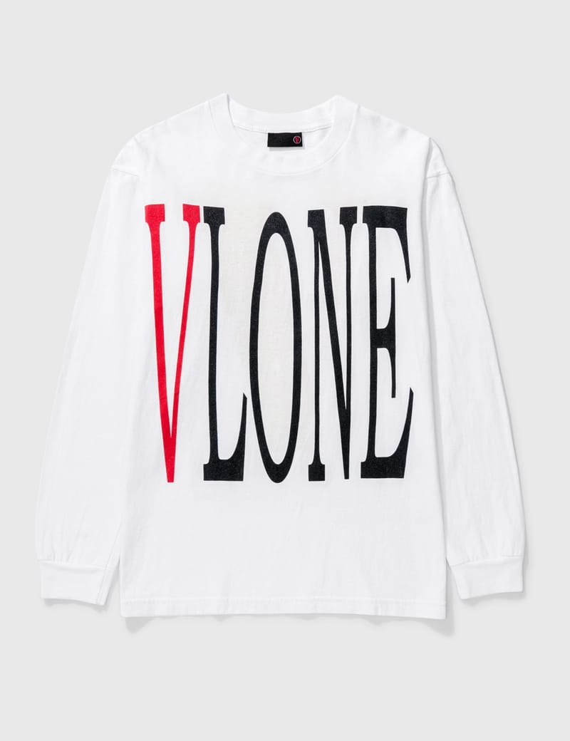 vlone white long sleeve