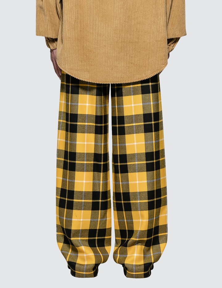 Luxe Plaid Pajama Pant with Screen Print Placeholder Image