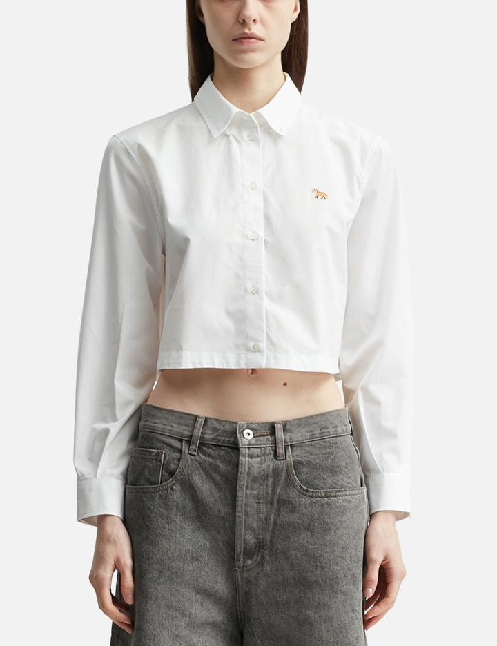 Maison Kitsuné Baby Fox Cropped Shirt