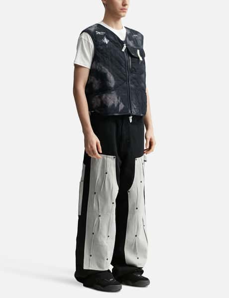ABC. QUILTED STICKS AND STONES CARGO VEST view 14