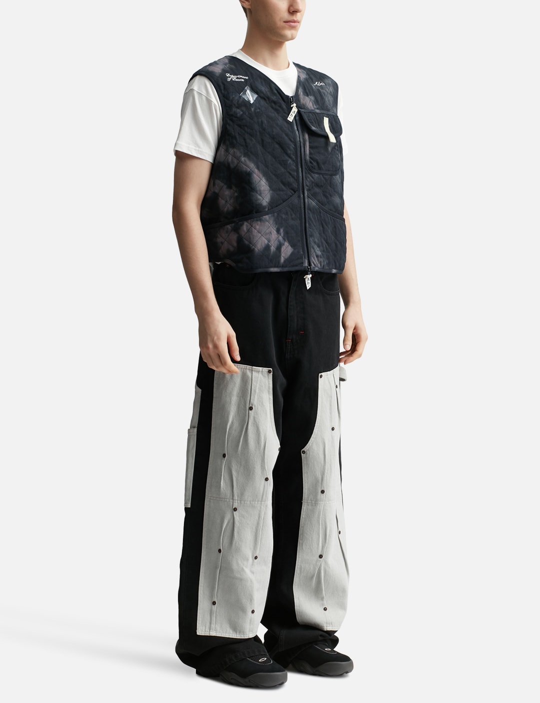 ABC. QUILTED STICKS AND STONES CARGO VEST view 20