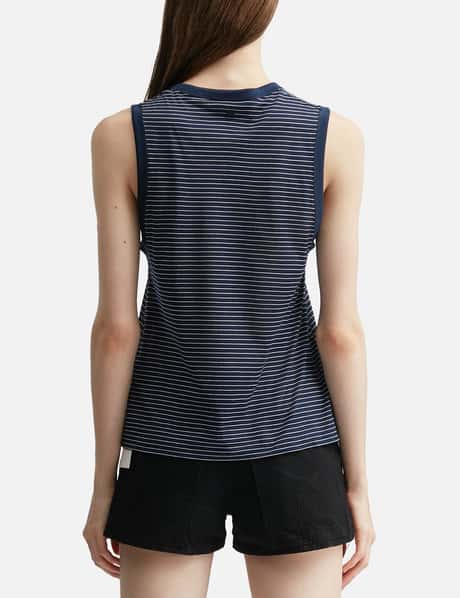 Cotton Striped Ami De Coeur Tanktop view 12