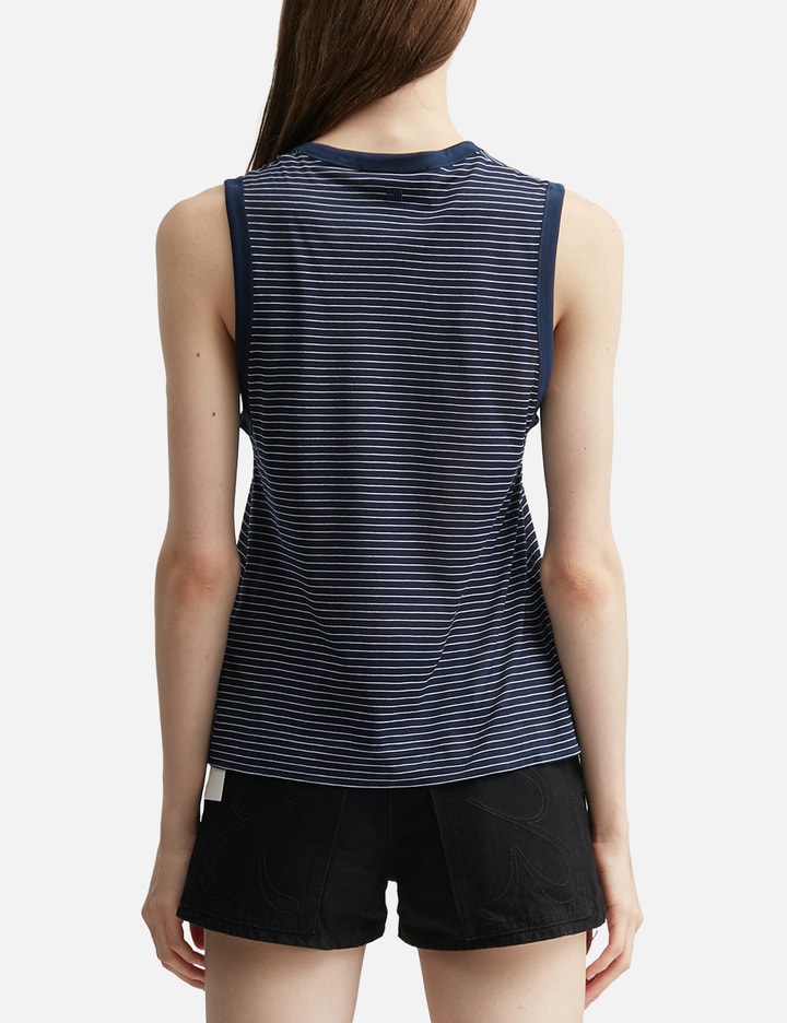 Cotton Striped Ami De Coeur Tanktop view 4