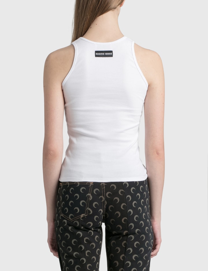 Ribbed Cotton Branded Tank Top Placeholder Image