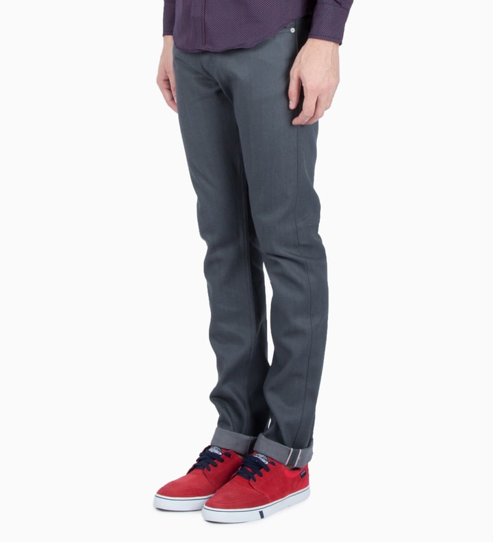 Slight Grey Tonal Stitch Jeans Placeholder Image