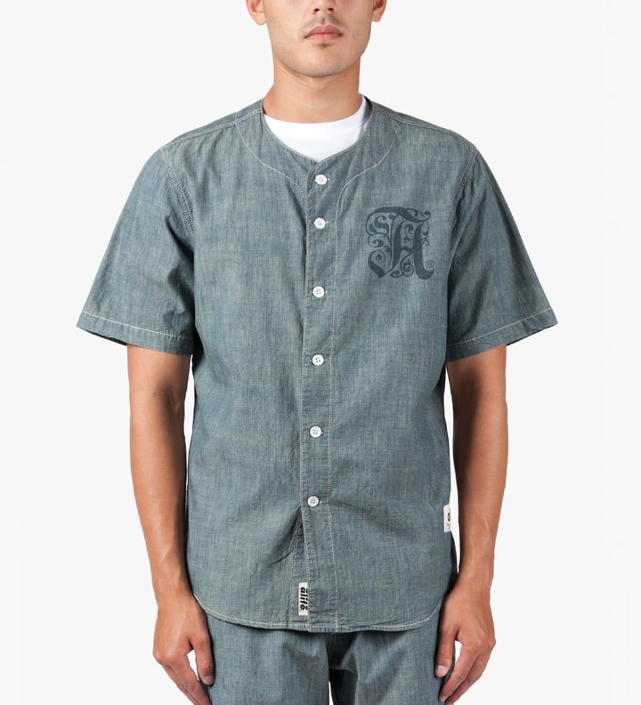 Prison Blue Baseball Shirt Placeholder Image
