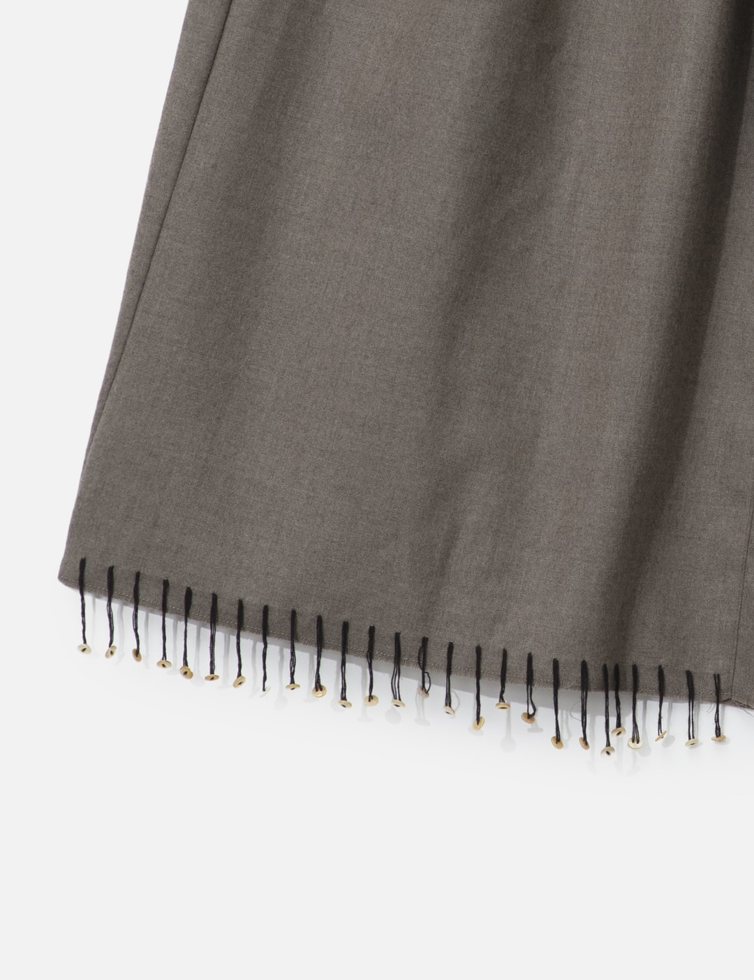 Gray Shortened Wide Leg Trouser view 18