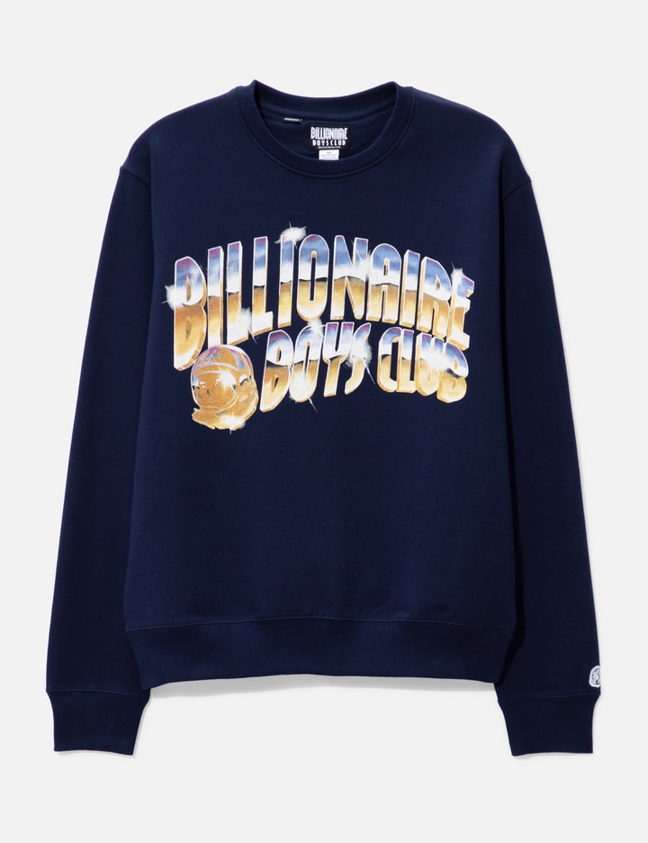 Shop Billionaire Boys Club Chrome Sweatshirt In Blue