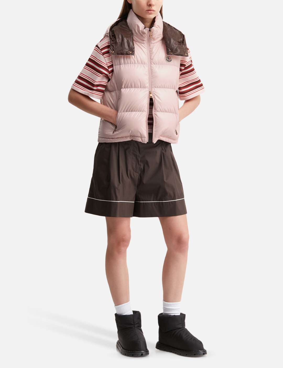 Tailored Cotton Blend Shorts view 15