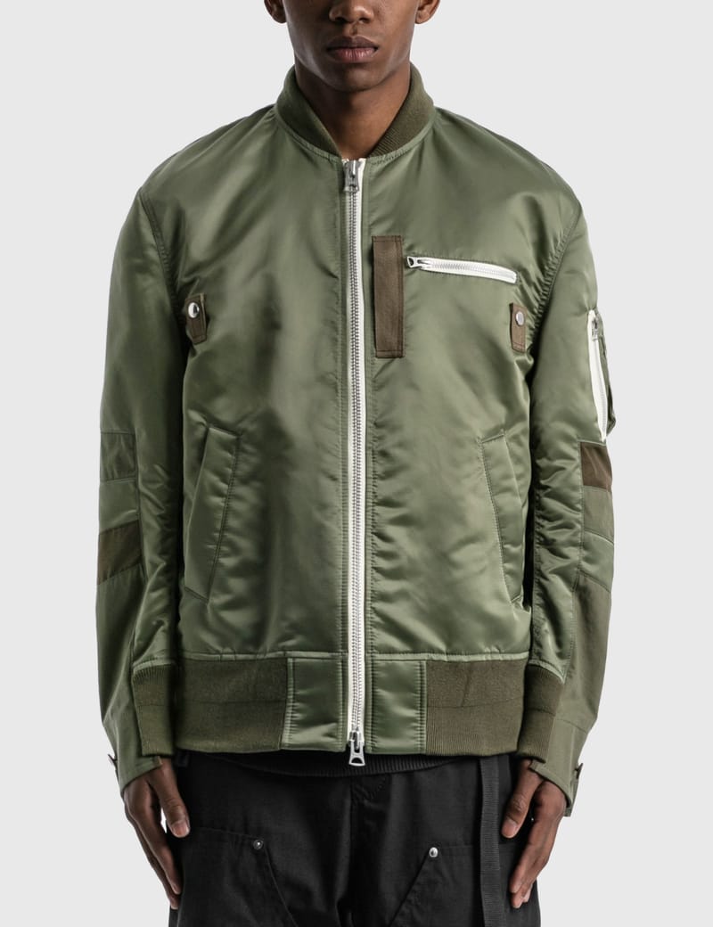 nylon twill blouson