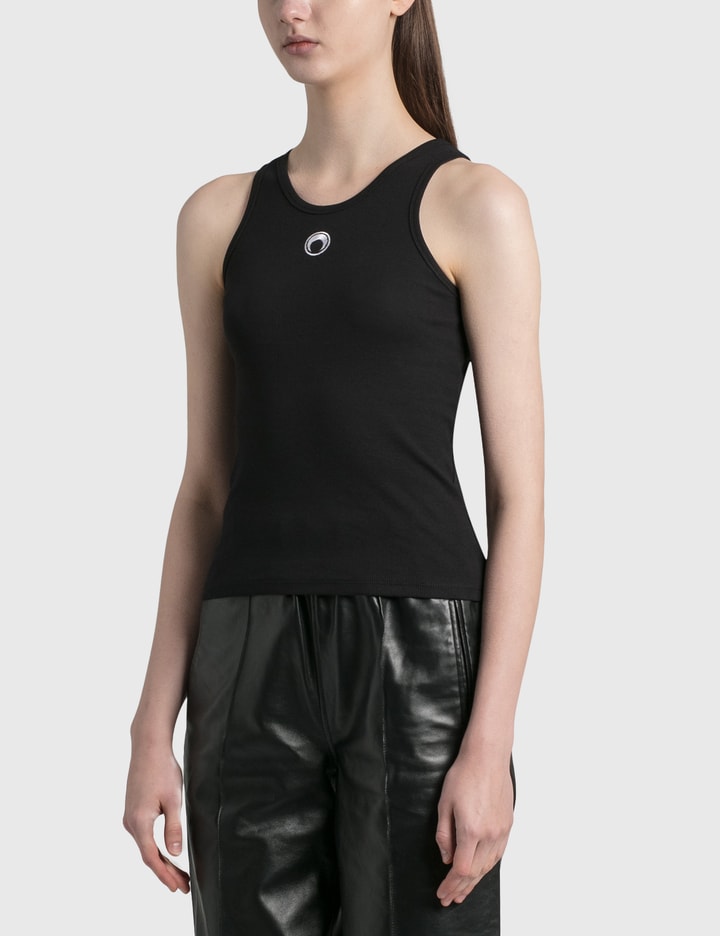 Ribbed Cotton Branded Tank Top Placeholder Image