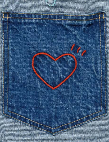 Embroidered Denim Work Jacket view 20