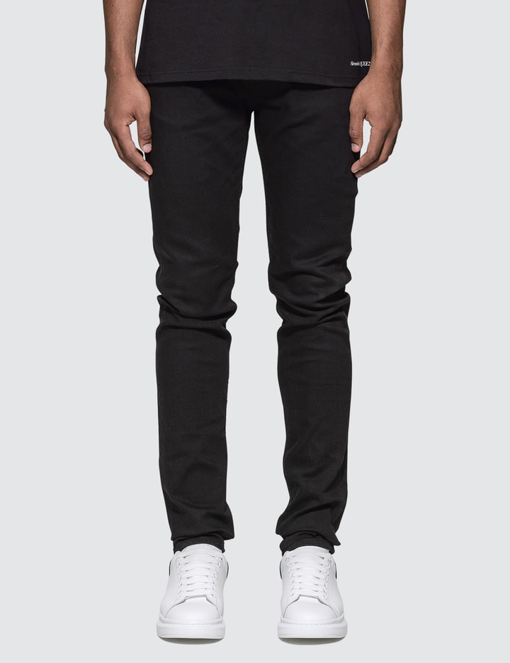 Embroidered Pocket Slim Fit Jeans Placeholder Image