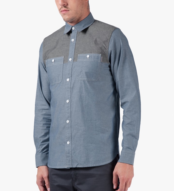 Blue/Jet Rigid L/S Harrison Shirt Placeholder Image