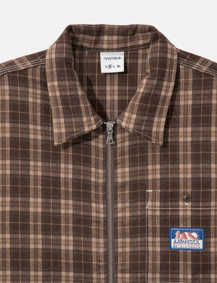 Victoria Plaid Zip Shirt