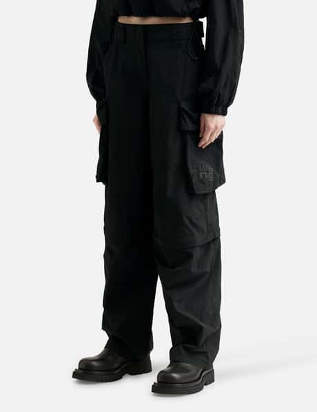 BIG POCKET KNEE ZIP CARGO PANTS view 9
