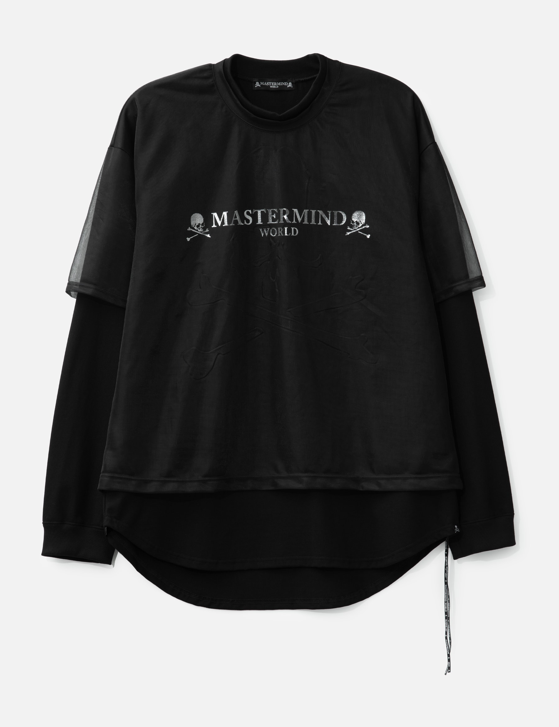 Sheer Layered Boxy Long Sleeve T-Shirt view 19