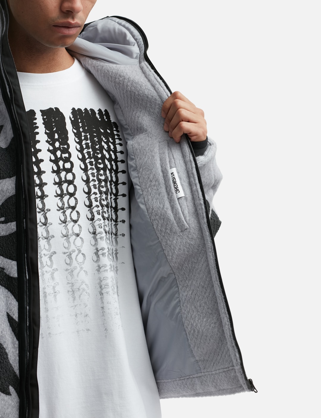 FRAGMENT FLEECE ZIP-UP HOODIE view 19